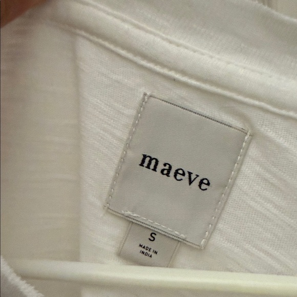 Anthropologie Maeve Embroidered T-Shirt - Picture 6 of 7
